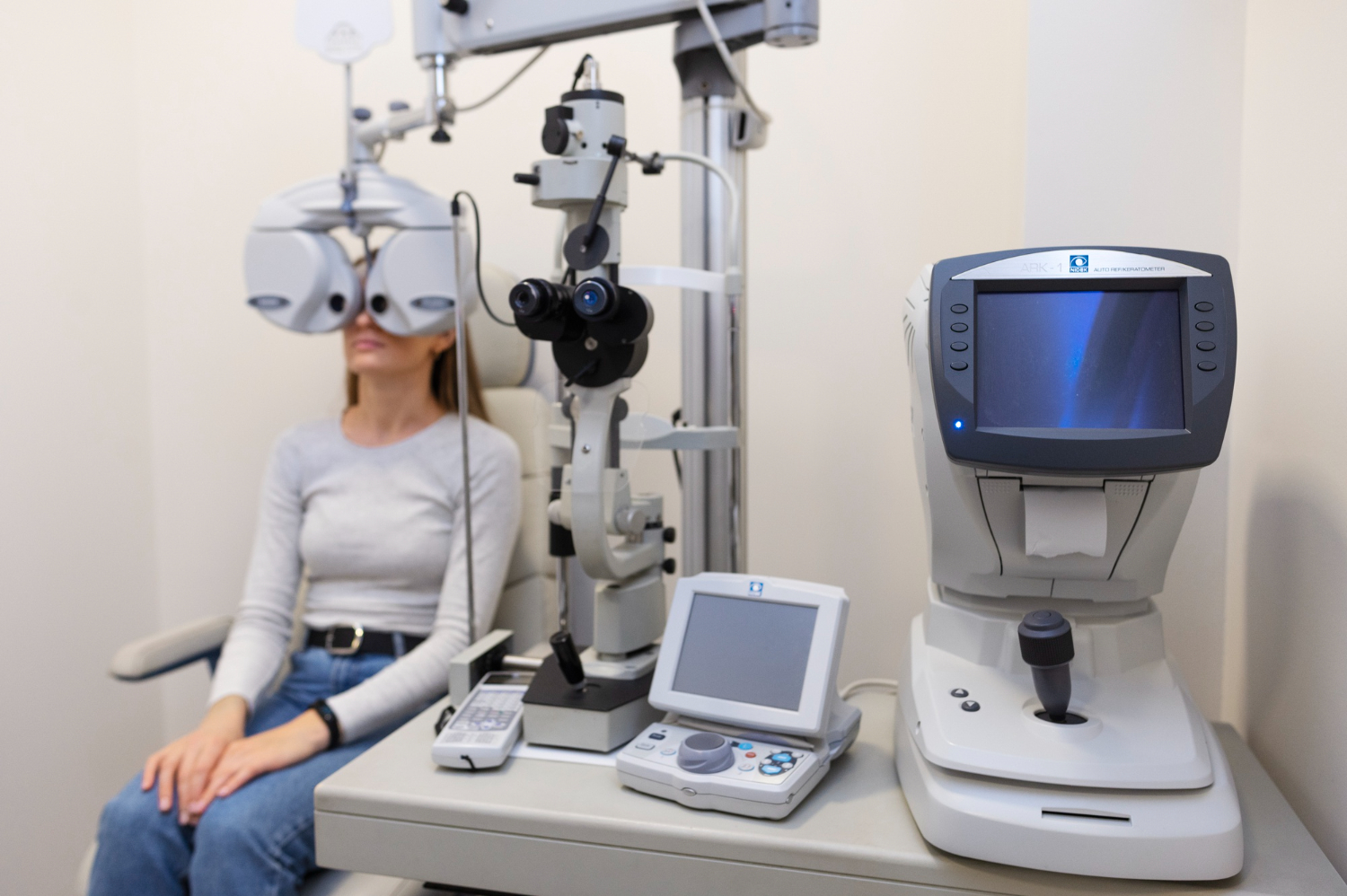 women at totnes opticians