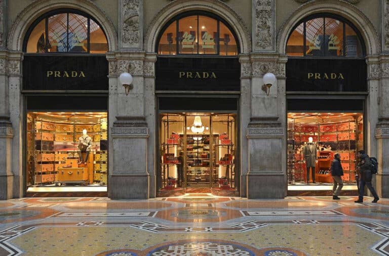 prada opening store italy 